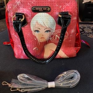 Handbag with crossbody strap